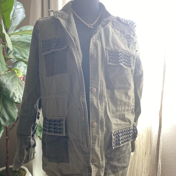 Studded Army Jacket - Picture 2 of 3